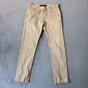 WT02 Pants Mens Size 30x29 New York TRUFIT Beige Khaki Classic Pants